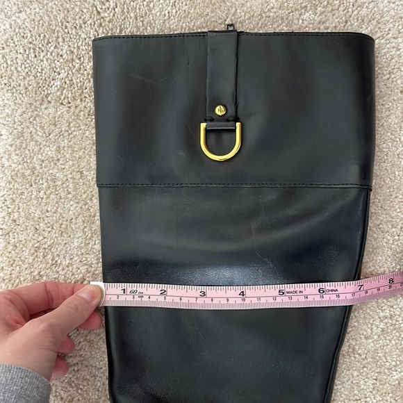 Ralph Lauren Black Tall Boots - Picture 7 of 9